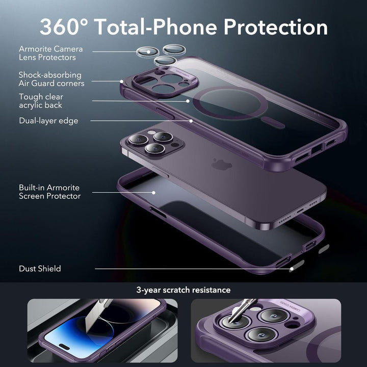 ESR ShieldMax Clear Case for iPhone 15 Plus - DOKUTRONIX
