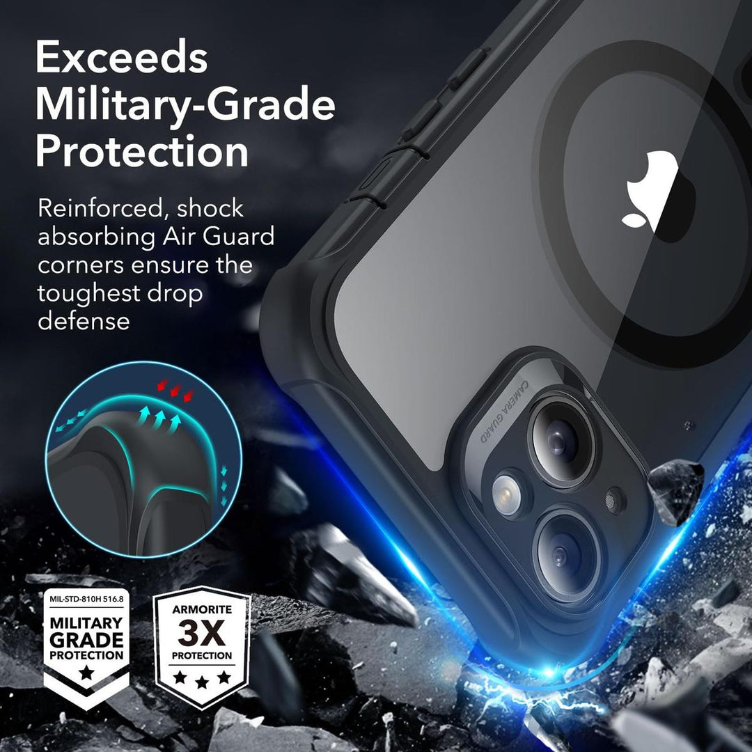 ESR ShieldMax Clear Case for iPhone 15 Plus - DOKUTRONIX