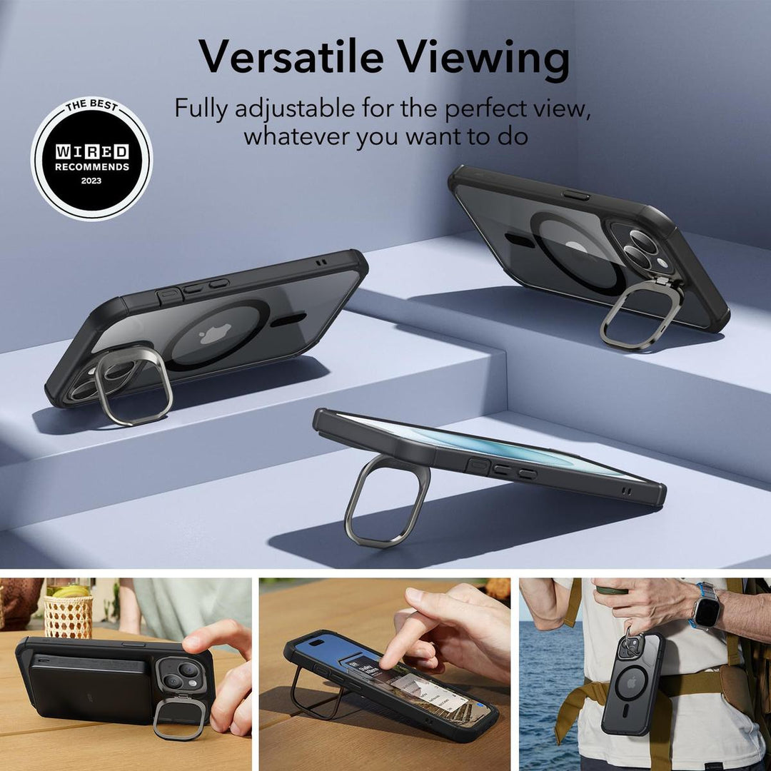 ESR ShieldMax Clear Case for iPhone 15 Plus - DOKUTRONIX