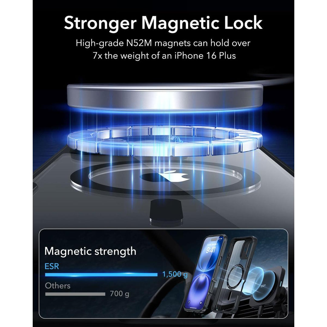 ESR ShieldMax Clear Case for iPhone 15 Plus - DOKUTRONIX