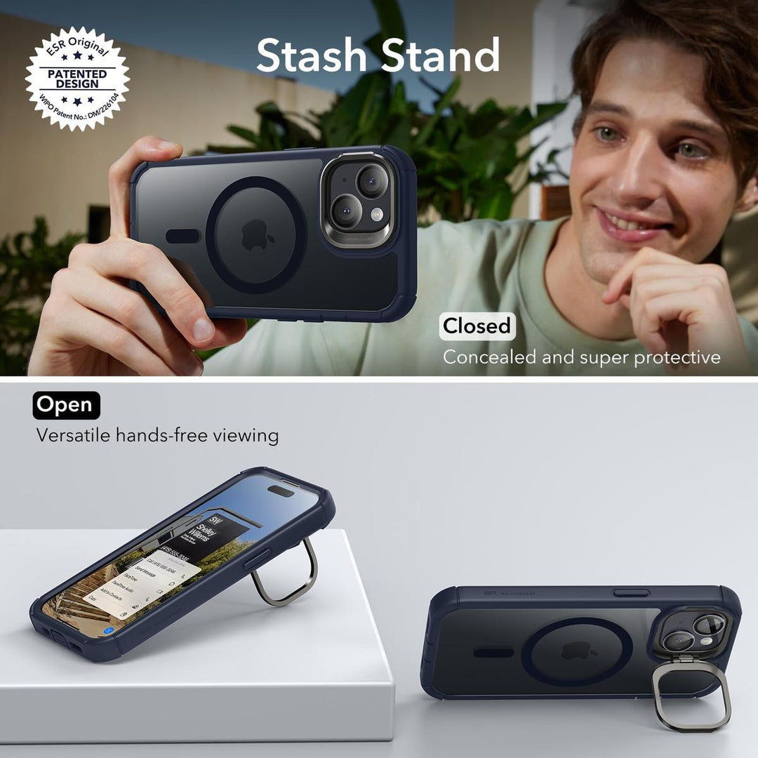 ESR ShieldMax Clear Case for iPhone 15 Plus - DOKUTRONIX