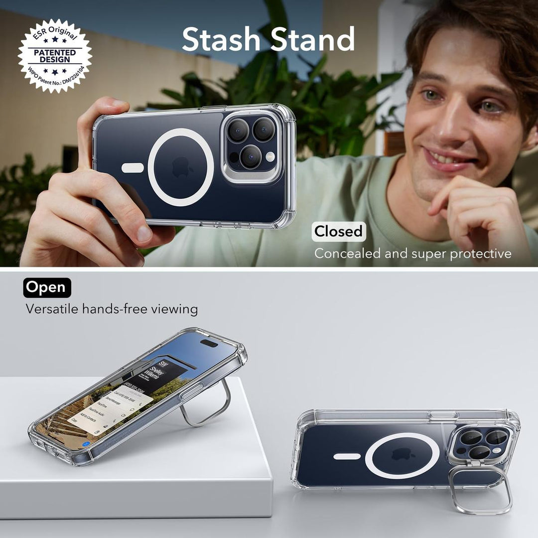 ESR ShieldMax Clear Case for iPhone 15 Plus - DOKUTRONIX