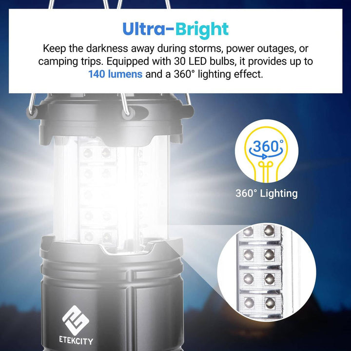 Etekcity Power Lanterns: Emergency Light Duo - DOKUTRONIX