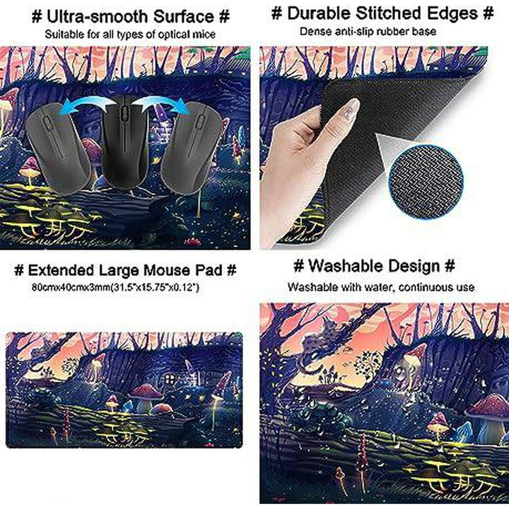 FairyShroom Desk Mat - DOKUTRONIX