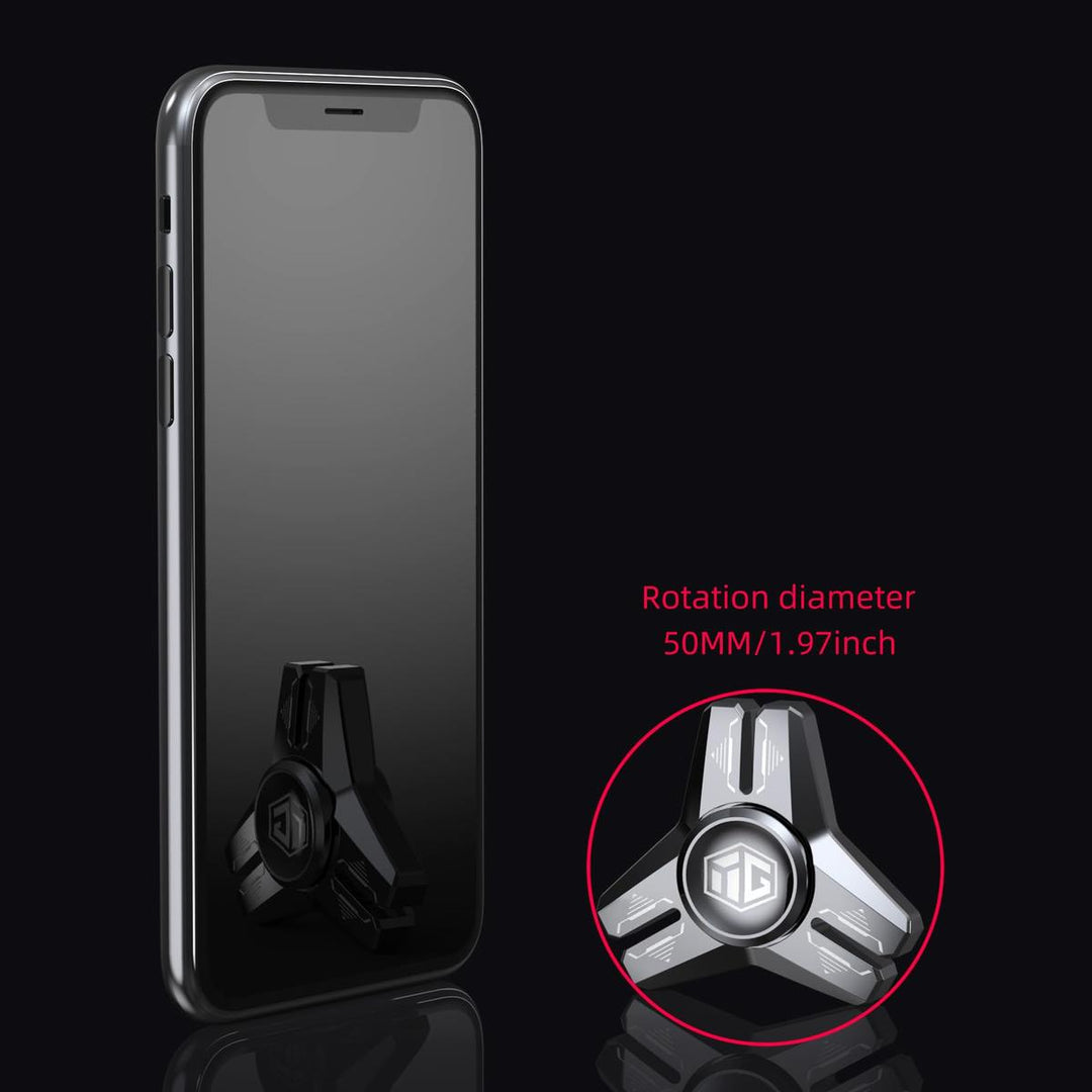 Luminous Metal Fidget Spinner: Stress Relief Toy - DOKUTRONIX