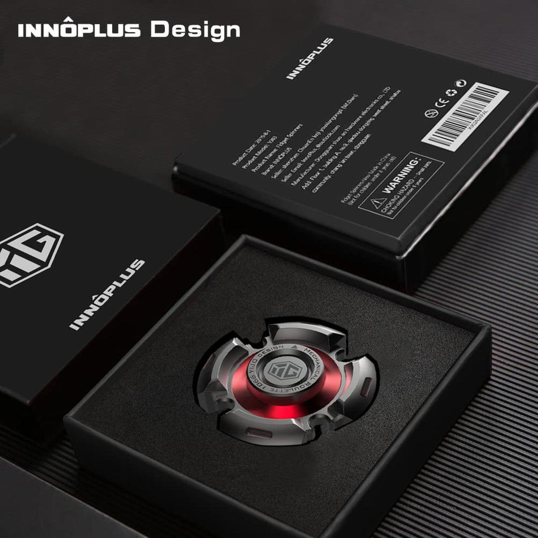 Luminous Metal Fidget Spinner: Stress Relief Toy - DOKUTRONIX