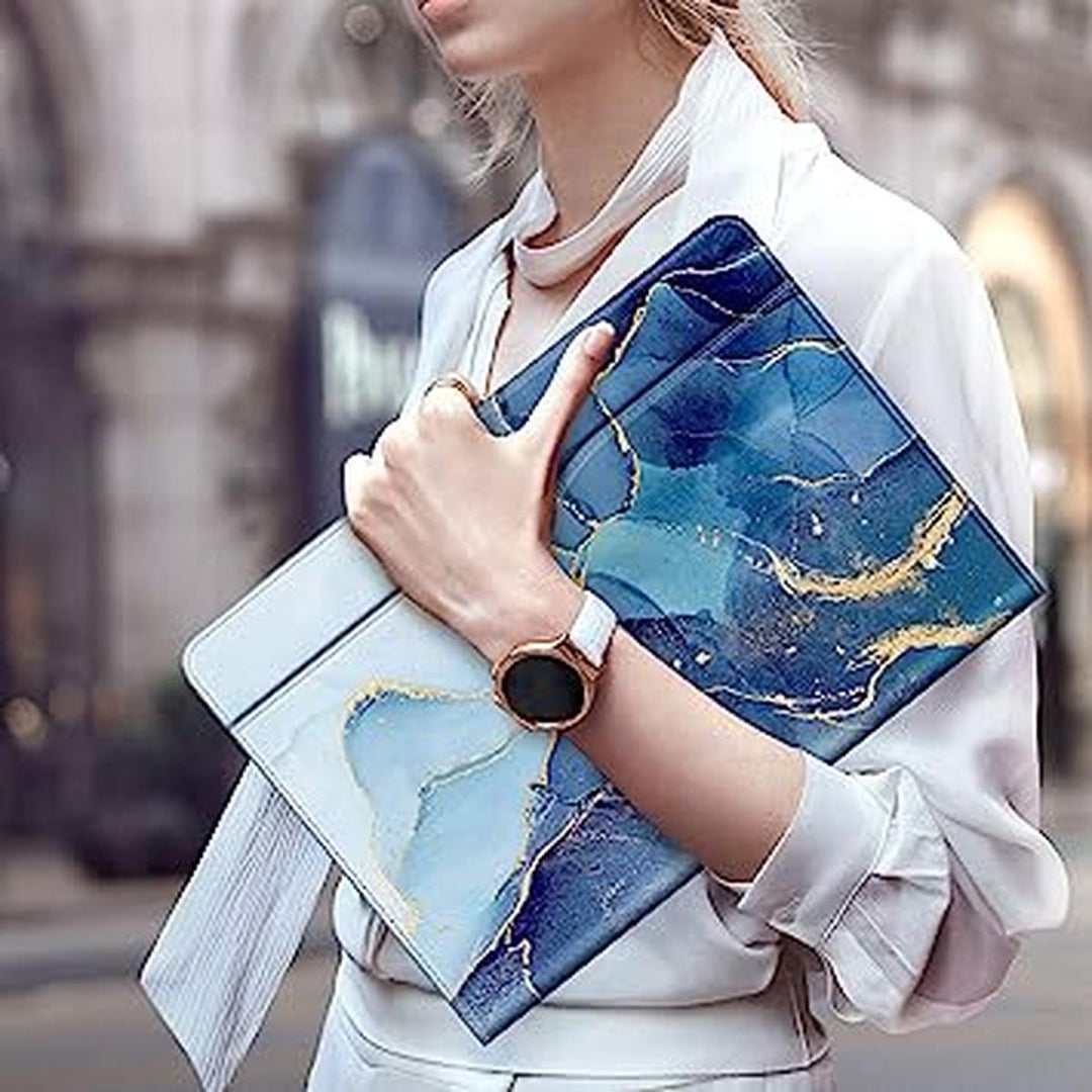 Ocean Marble MacBook Sleeve - DOKUTRONIX