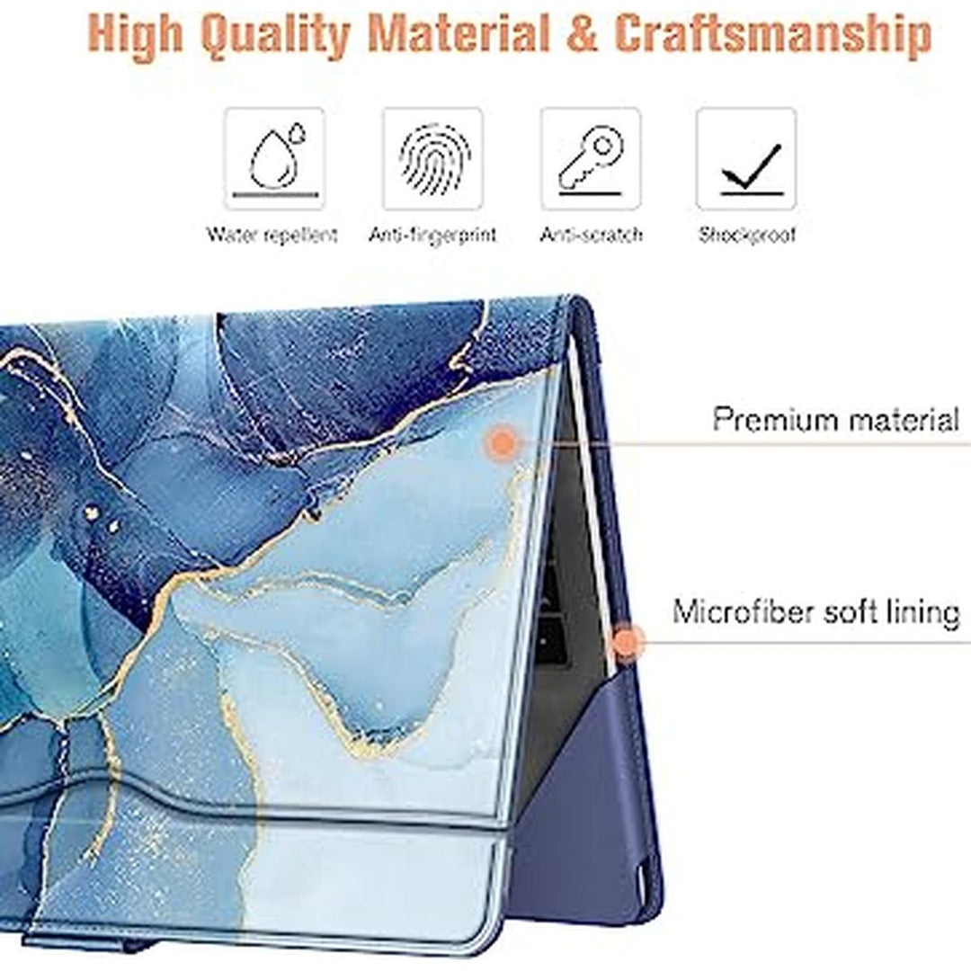 Ocean Marble MacBook Sleeve - DOKUTRONIX
