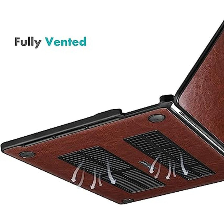 Fintie Pro 13 Brown Leather Case - DOKUTRONIX