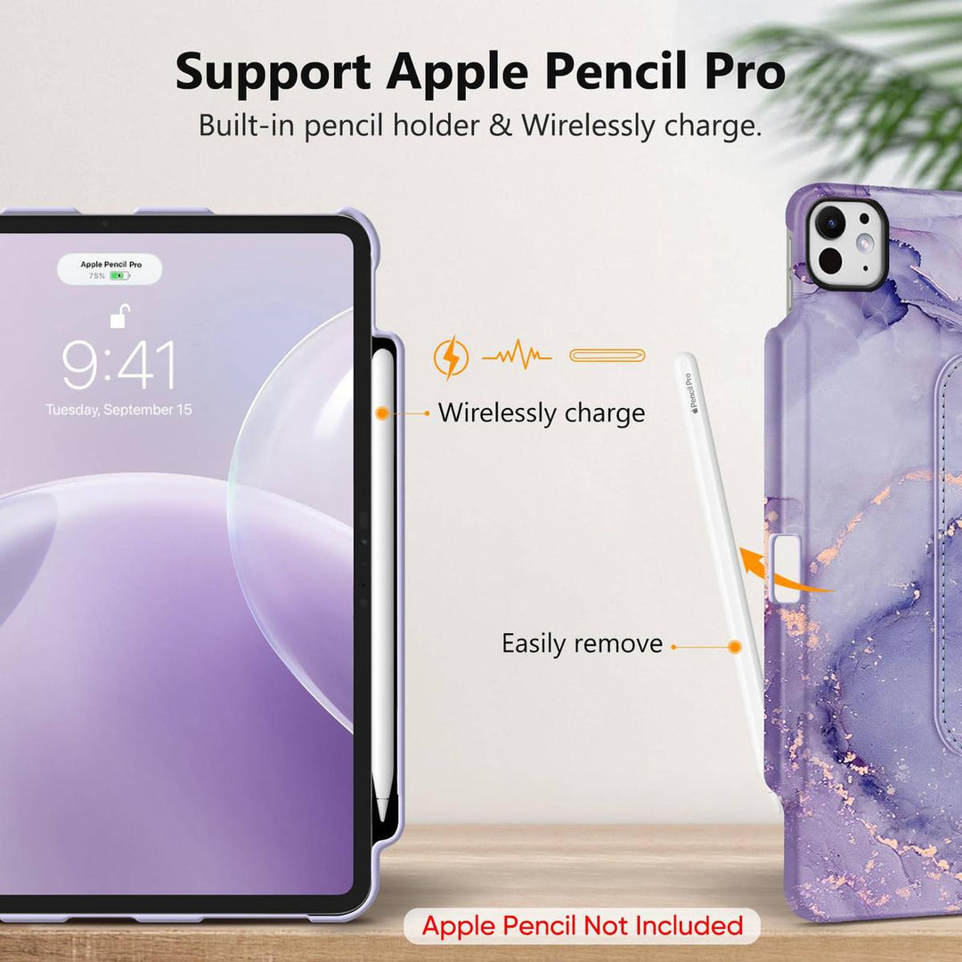 Blossom360° iPad Pro Case & Pencil Holder - DOKUTRONIX