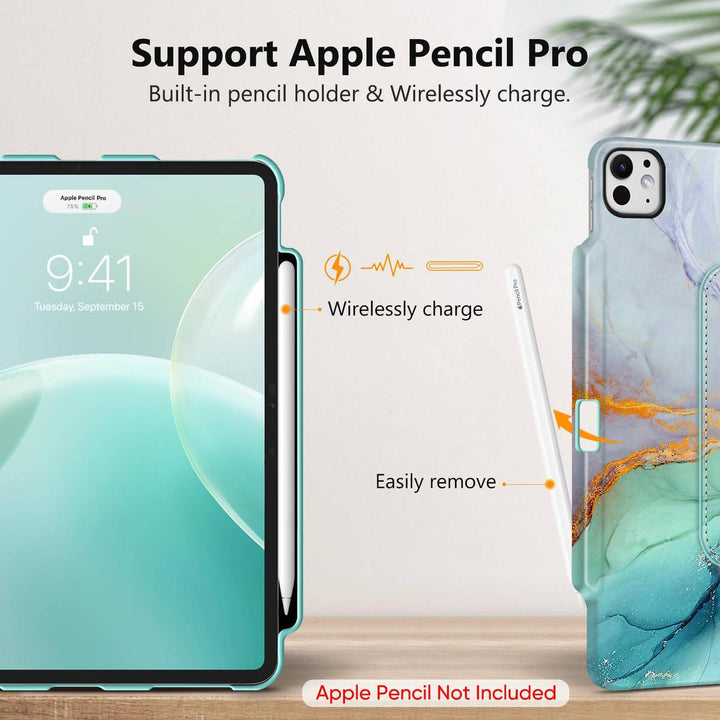 Blossom360° iPad Pro Case & Pencil Holder - DOKUTRONIX