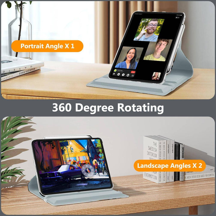 Blossom360° iPad Pro Case & Pencil Holder - DOKUTRONIX