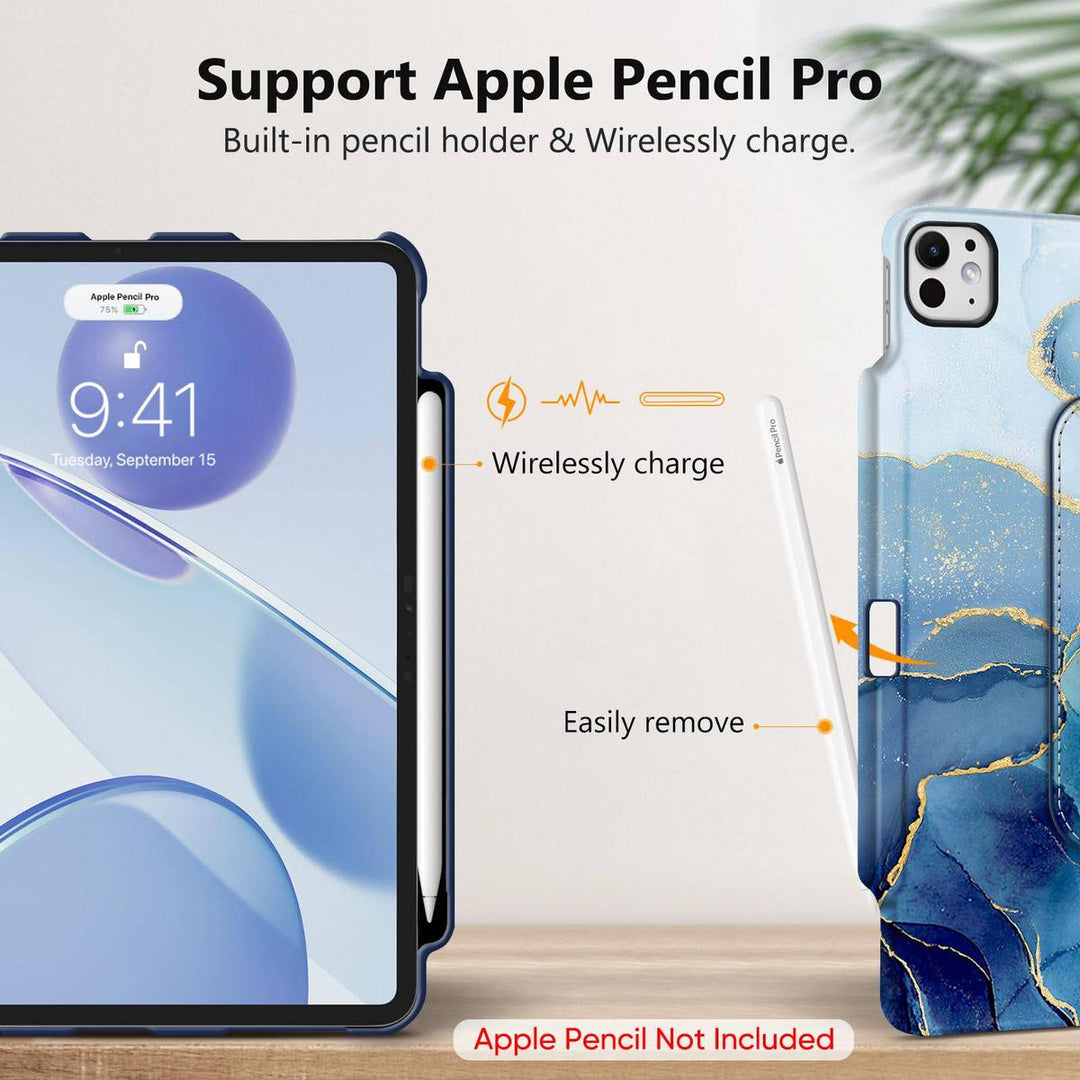 Blossom360° iPad Pro Case & Pencil Holder - DOKUTRONIX