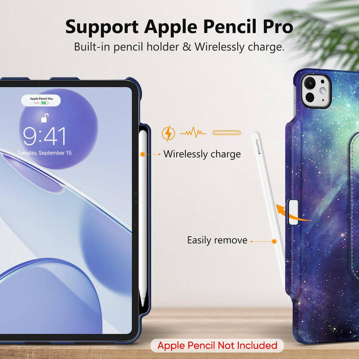 Blossom360° iPad Pro Case & Pencil Holder - DOKUTRONIX