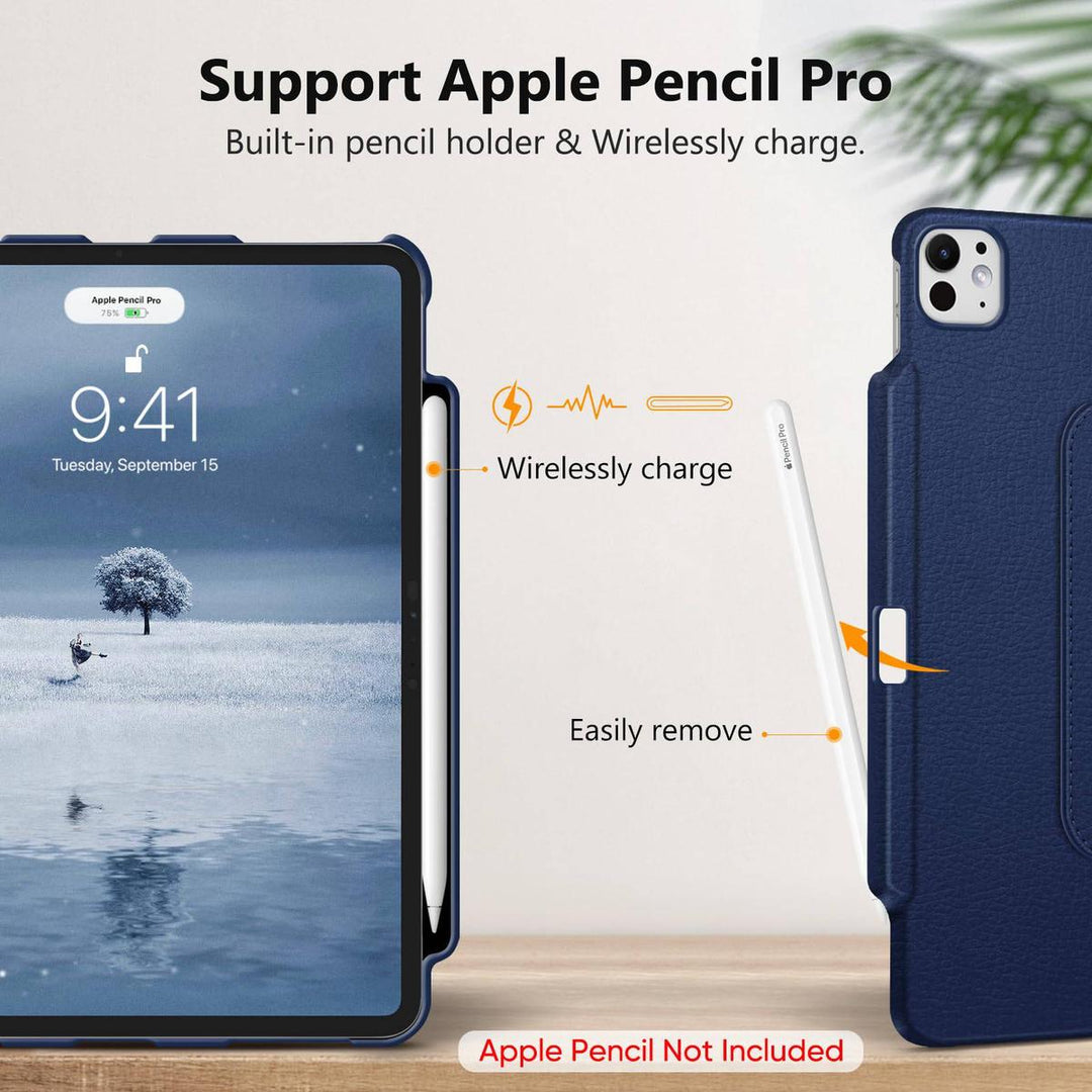 Blossom360° iPad Pro Case & Pencil Holder - DOKUTRONIX