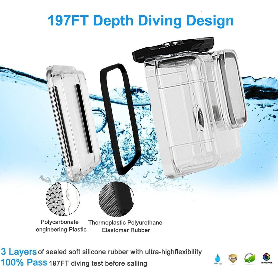 AquaGuard GoPro Hero8 Case - Dive Ready Shell - DOKUTRONIX