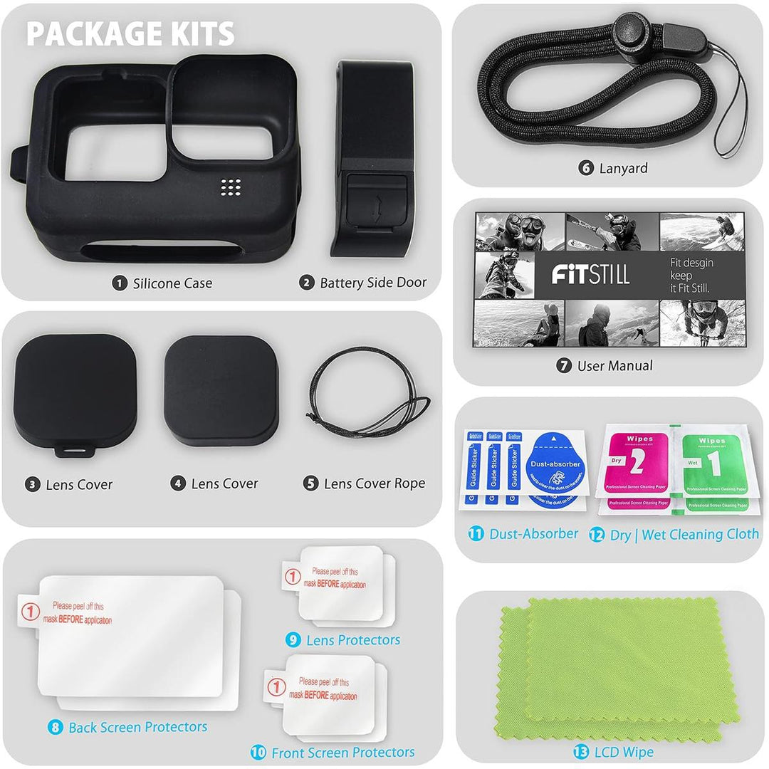 FitStill GoPro Hero Silicone Sleeve Case - DOKUTRONIX