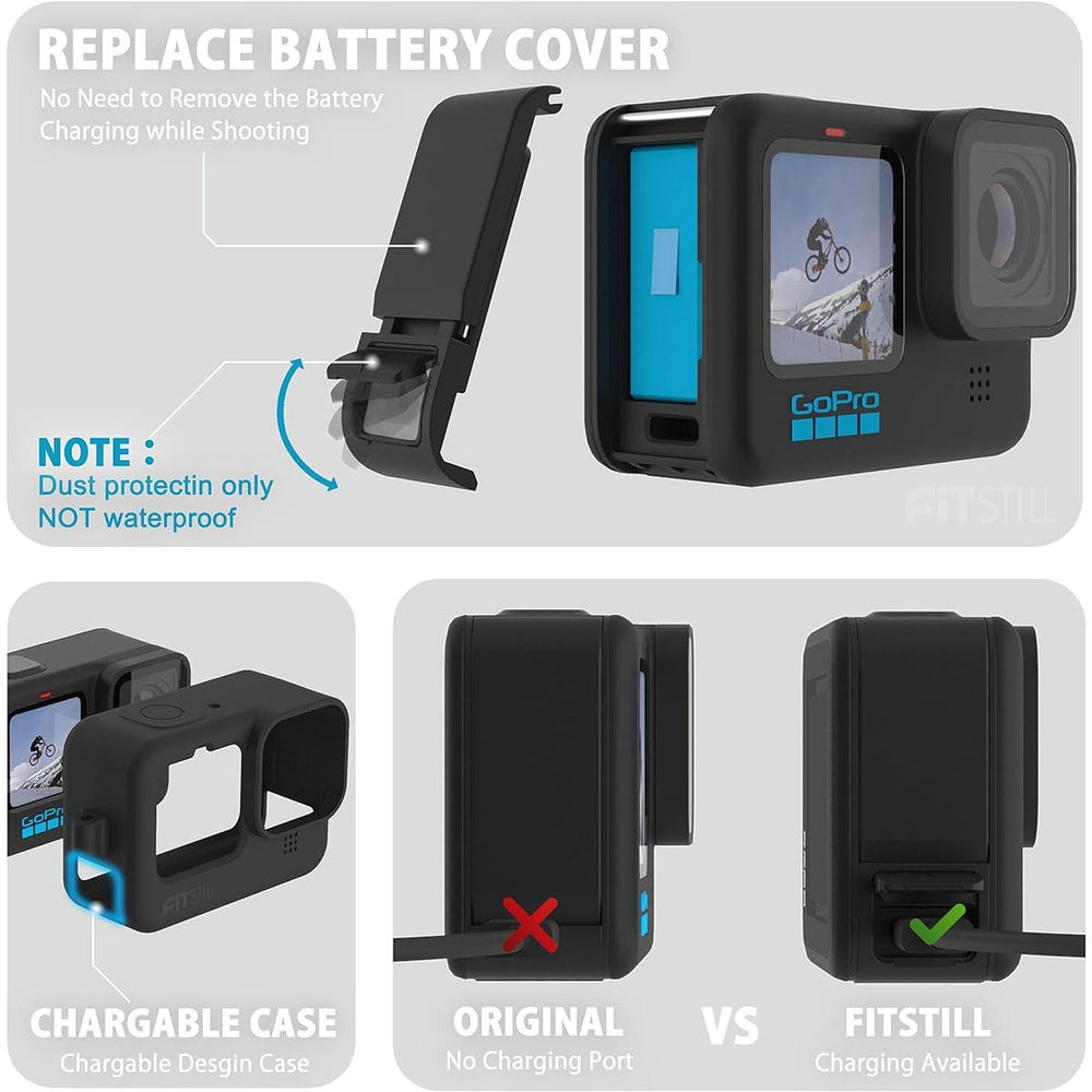 FitStill GoPro Hero Silicone Sleeve Case - DOKUTRONIX