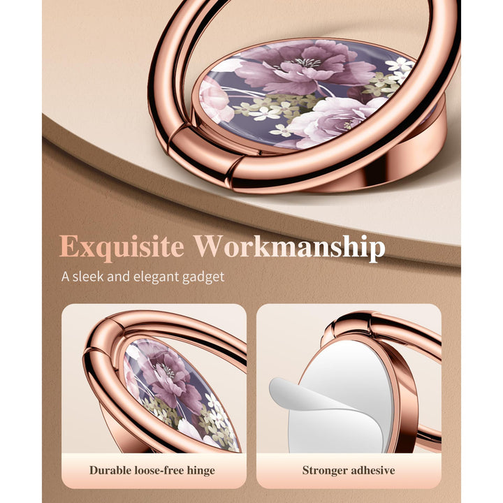 Floral Phone Ring Holder - GVIEWIN - DOKUTRONIX