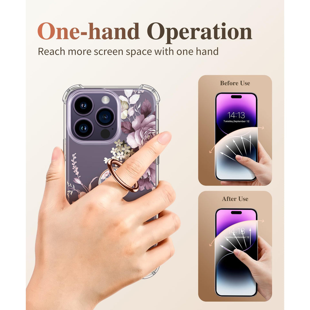 Floral Phone Ring Holder - GVIEWIN - DOKUTRONIX