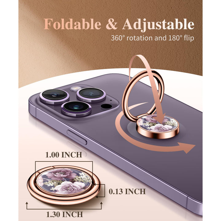 Floral Phone Ring Holder - GVIEWIN - DOKUTRONIX