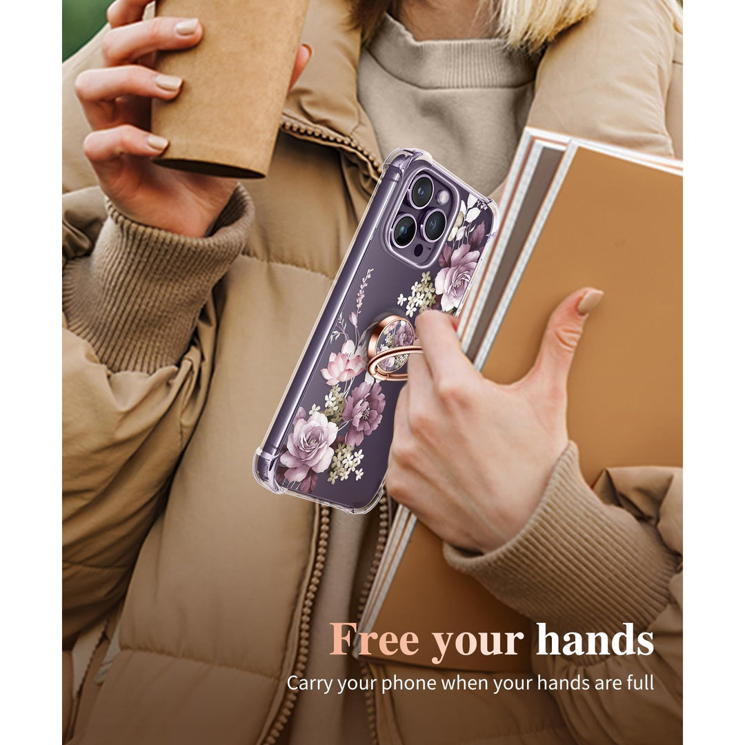 Floral Phone Ring Holder - GVIEWIN - DOKUTRONIX