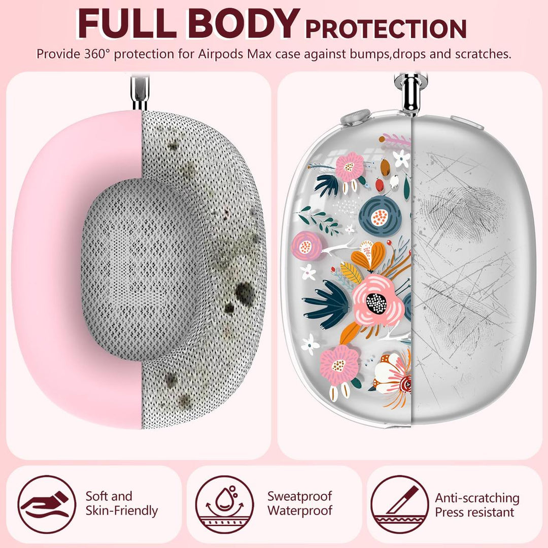 FlowerFlex AirPod Max Covers - DOKUTRONIX