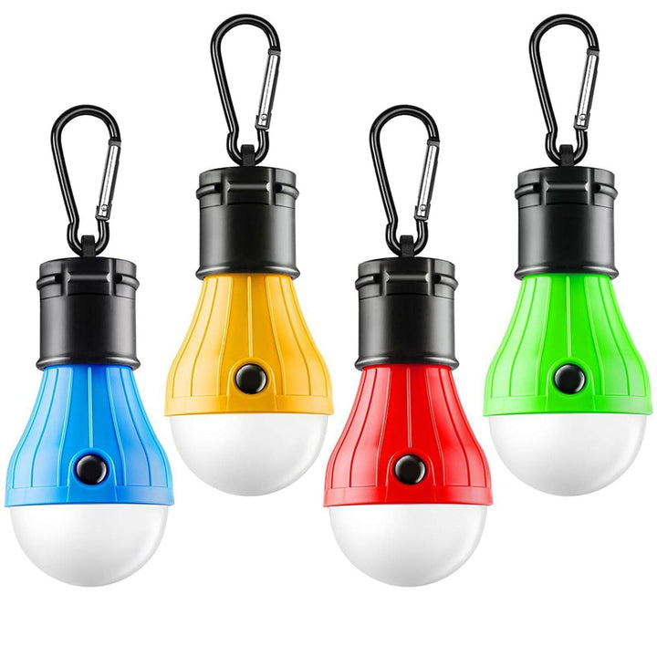 SkyGlow LED Tent Lanterns - 4-Pack Portable Lights - DOKUTRONIX