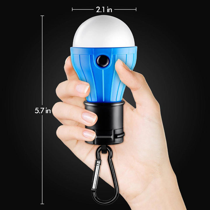 SkyGlow LED Tent Lanterns - 4-Pack Portable Lights - DOKUTRONIX