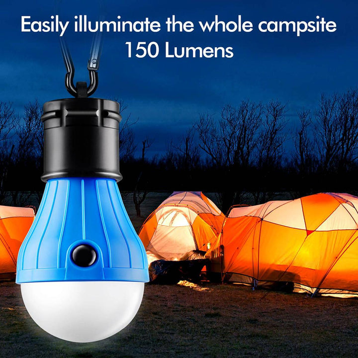 SkyGlow LED Tent Lanterns - 4-Pack Portable Lights - DOKUTRONIX