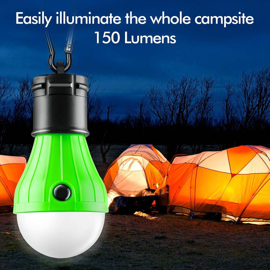 SkyGlow LED Tent Lanterns - 4-Pack Portable Lights - DOKUTRONIX
