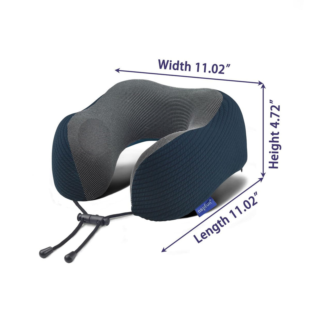 FlySnooze Memory Foam Neck Pillow - DOKUTRONIX