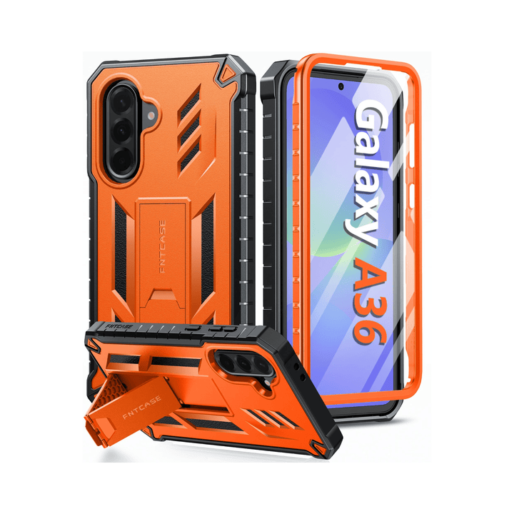 FNTCASE A26-5G Armor: Rugged Shockproof Kickstand Case - DOKUTRONIX