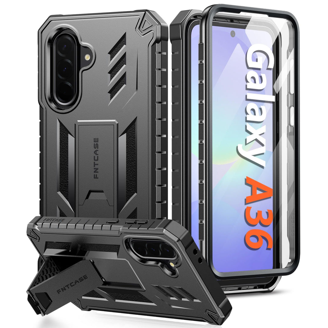 FNTCASE A26-5G Armor: Rugged Shockproof Kickstand Case - DOKUTRONIX