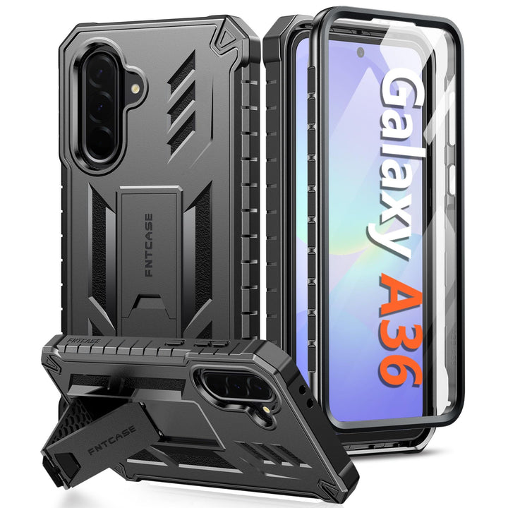 FNTCASE A26-5G Armor: Rugged Shockproof Kickstand Case - DOKUTRONIX