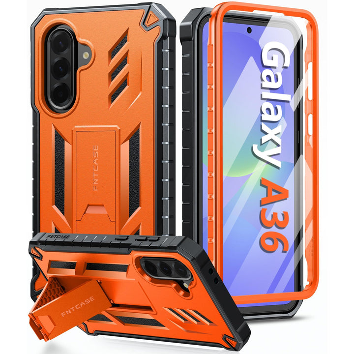 FNTCASE A26-5G Armor: Rugged Shockproof Kickstand Case - DOKUTRONIX