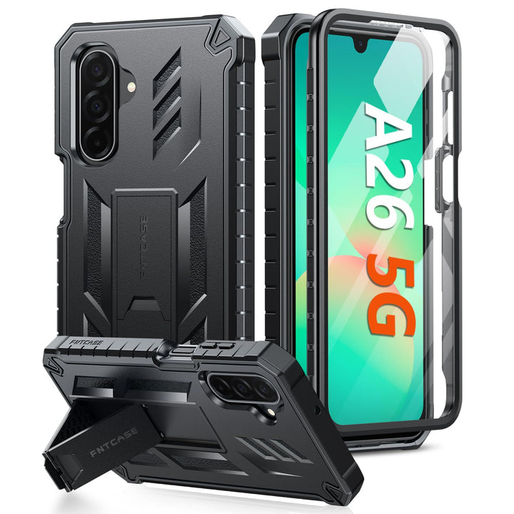 FNTCASE A26-5G Armor: Rugged Shockproof Kickstand Case - DOKUTRONIX