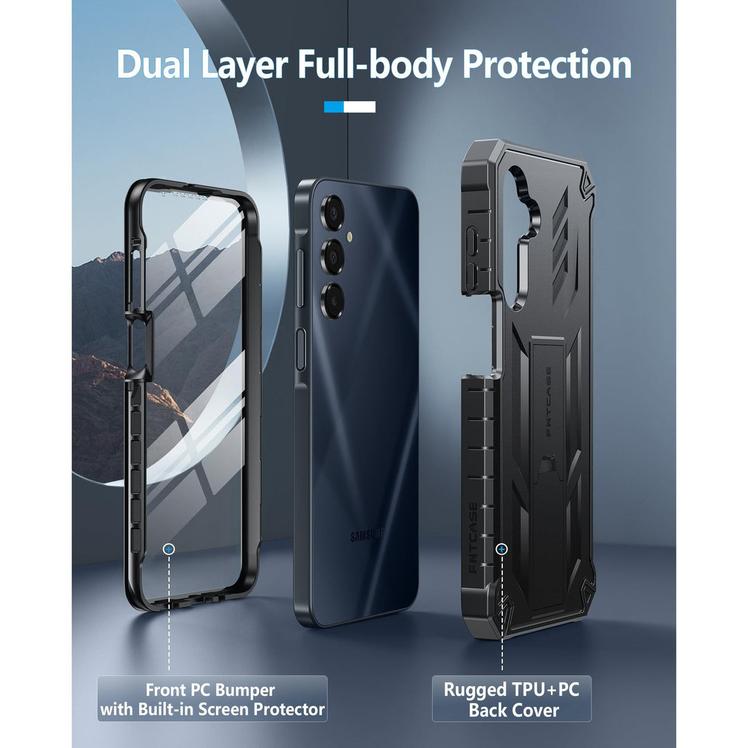 FNTCASE A26-5G Armor: Rugged Shockproof Kickstand Case - DOKUTRONIX