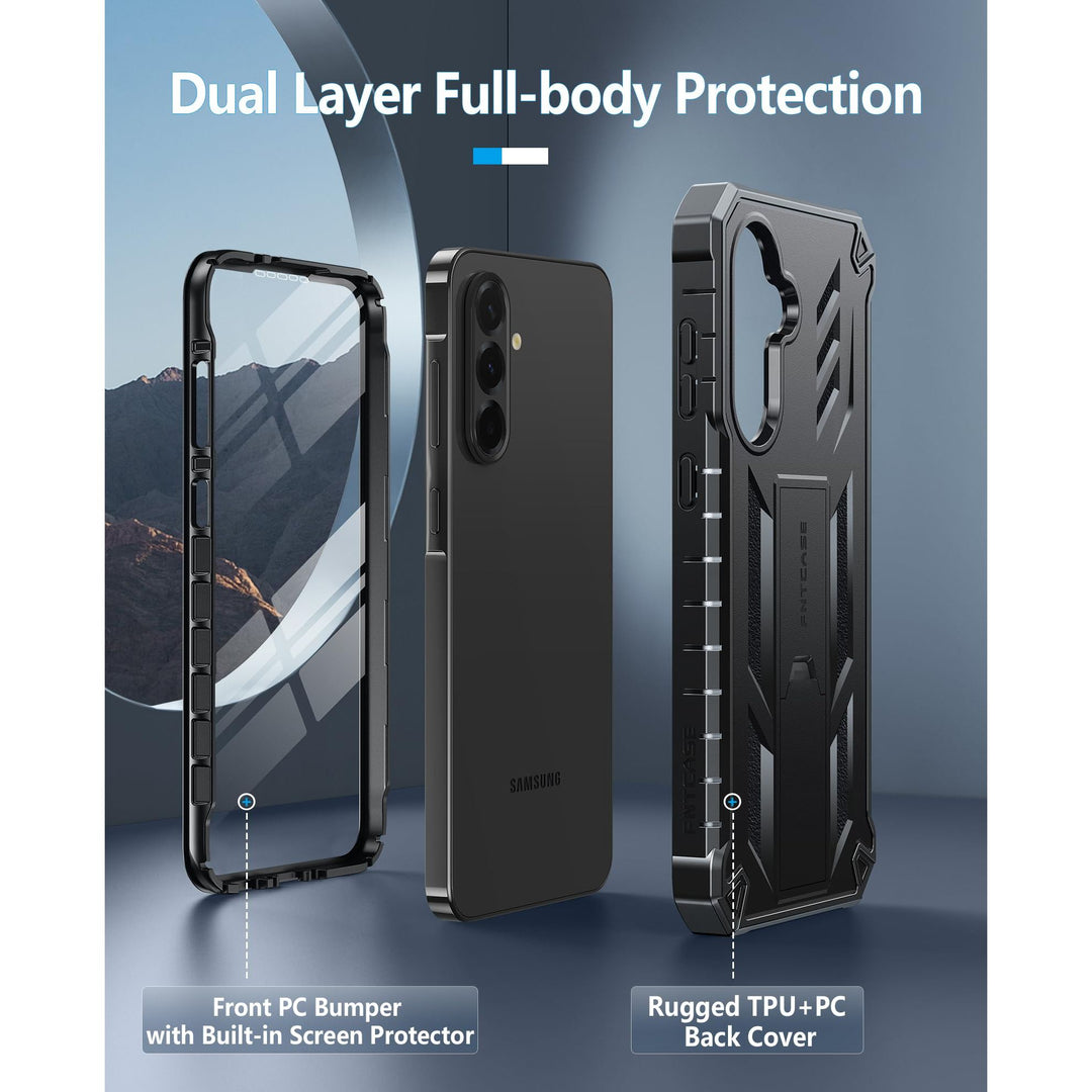 FNTCASE A26-5G Armor: Rugged Shockproof Kickstand Case - DOKUTRONIX