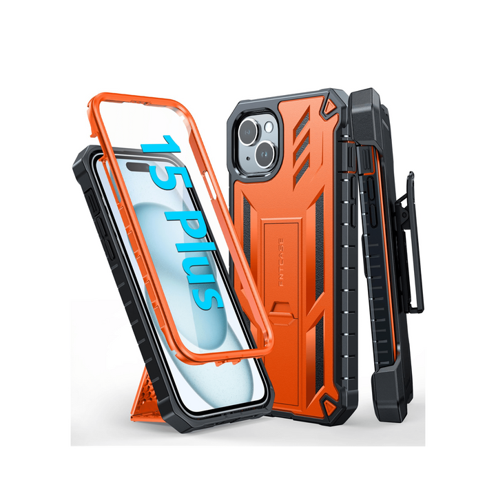 FNTCASE ArmorShield for iPhone 15 Plus - Rugged Protection - DOKUTRONIX