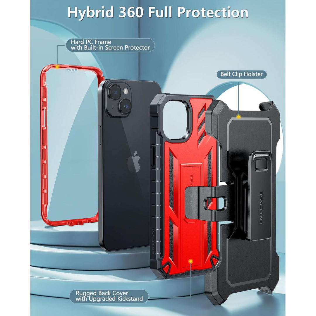 FNTCASE ArmorShield for iPhone 15 Plus - Rugged Protection - DOKUTRONIX