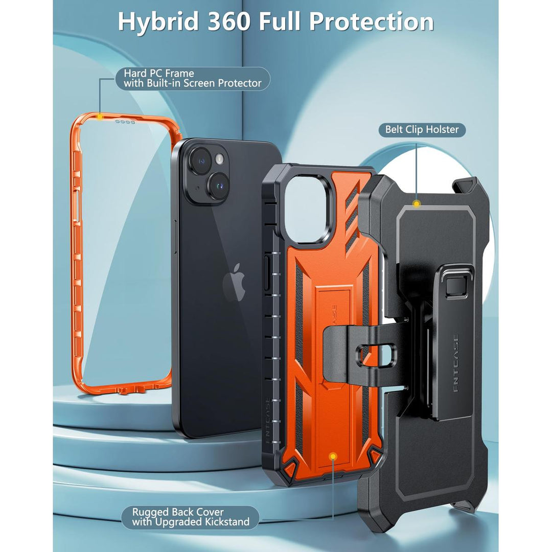 FNTCASE ArmorShield for iPhone 15 Plus - Rugged Protection - DOKUTRONIX