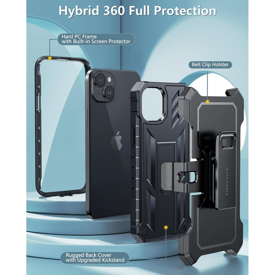 FNTCASE ArmorShield for iPhone 15 Plus - Rugged Protection - DOKUTRONIX