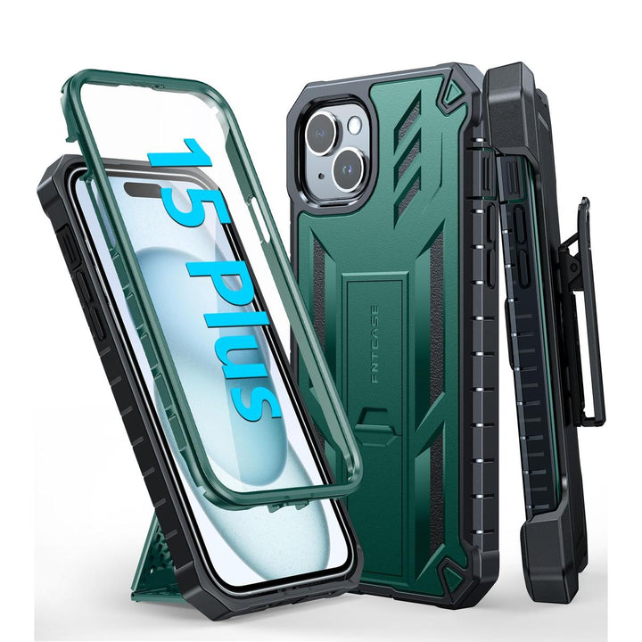 FNTCASE ArmorShield for iPhone 15 Plus - Rugged Protection - DOKUTRONIX