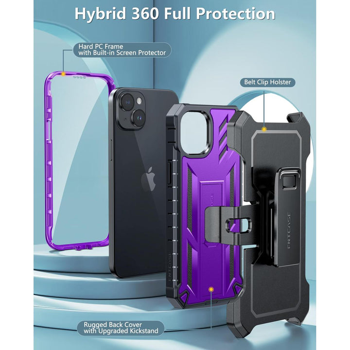 FNTCASE ArmorShield for iPhone 15 Plus - Rugged Protection - DOKUTRONIX