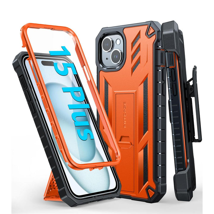 FNTCASE ArmorShield for iPhone 15 Plus - Rugged Protection - DOKUTRONIX
