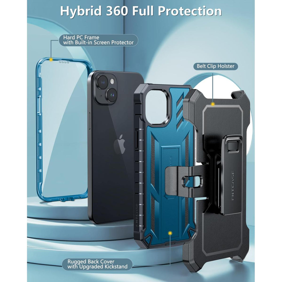 FNTCASE ArmorShield for iPhone 15 Plus - Rugged Protection - DOKUTRONIX