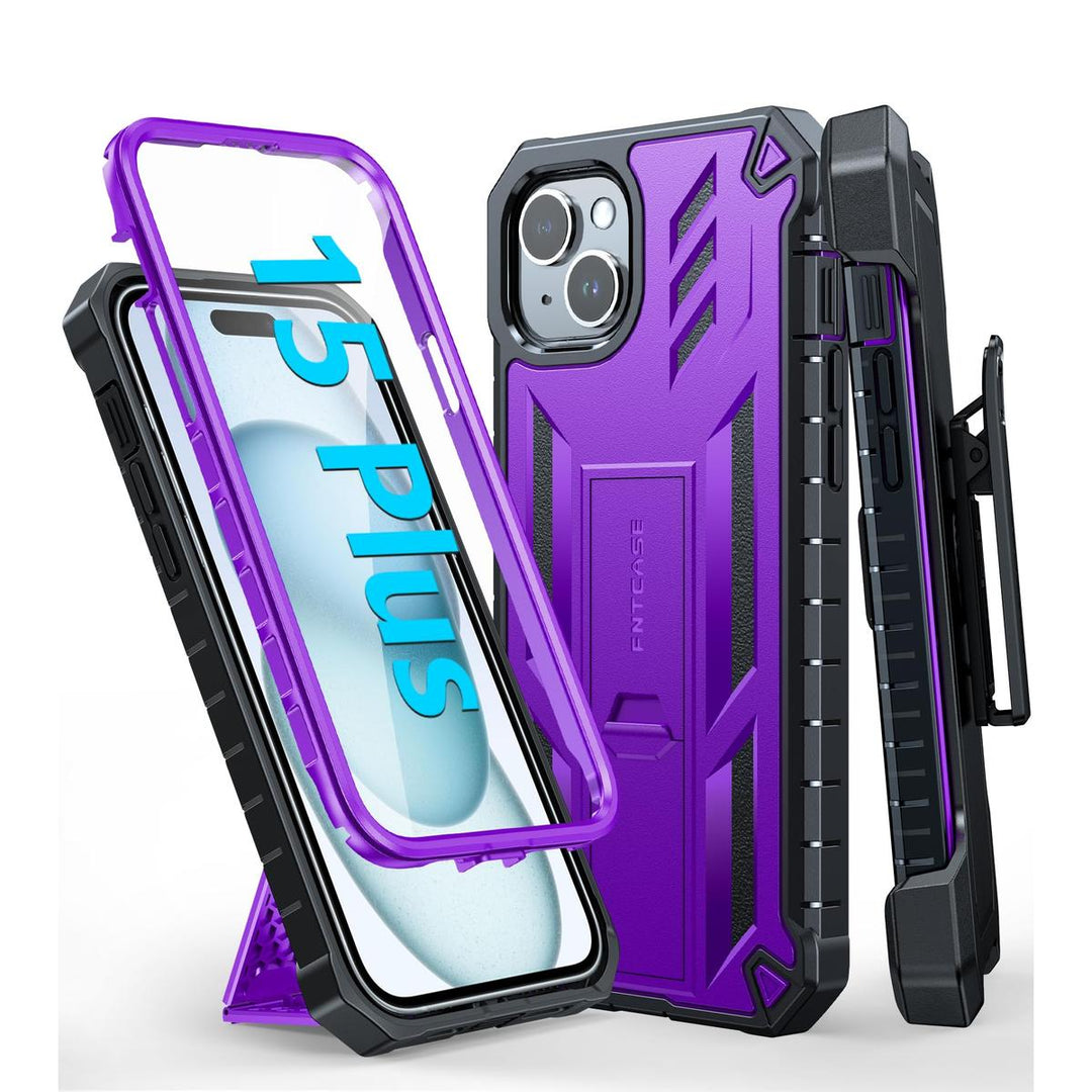 FNTCASE ArmorShield for iPhone 15 Plus - Rugged Protection - DOKUTRONIX
