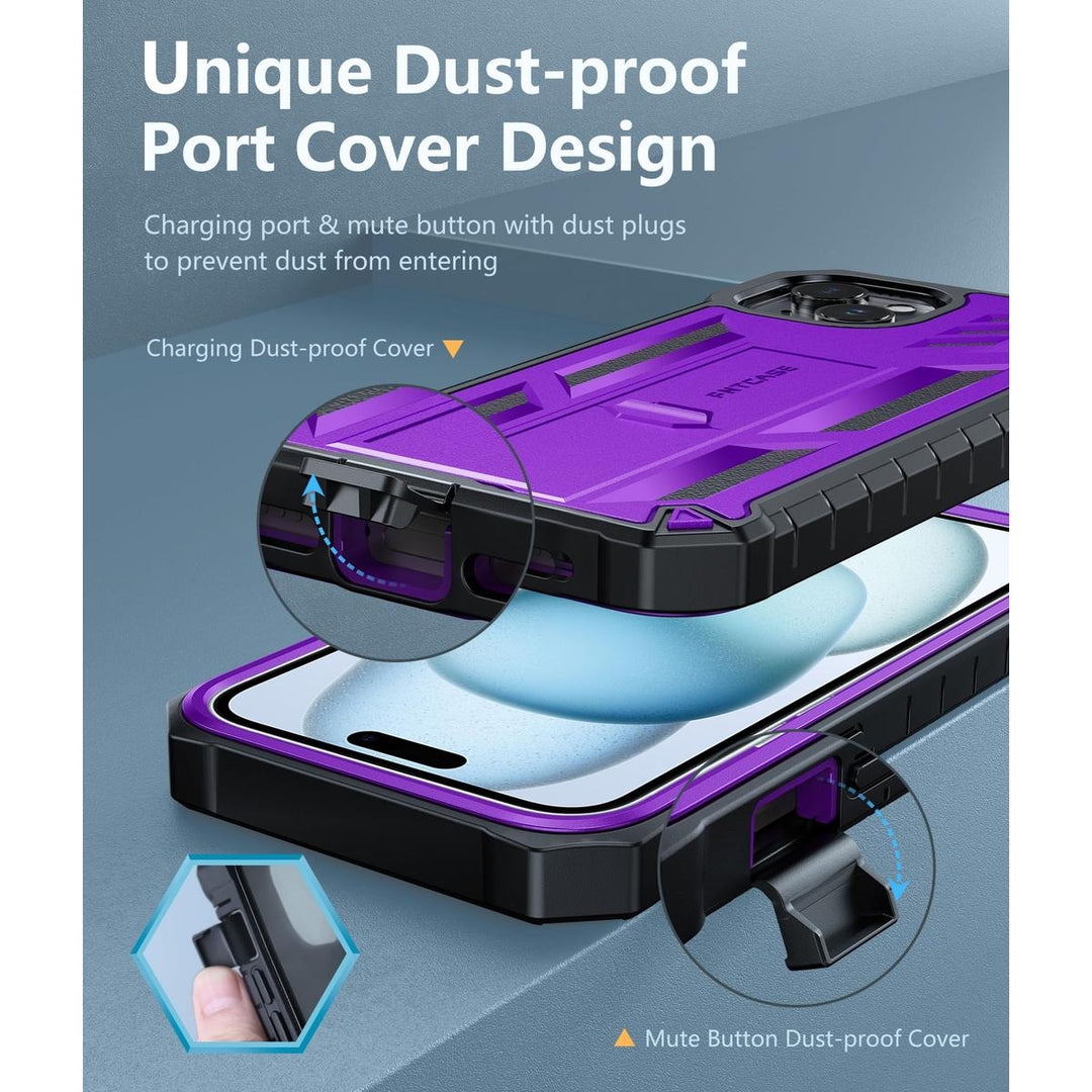 FNTCASE ArmorShield for iPhone 15 Plus - Rugged Protection - DOKUTRONIX