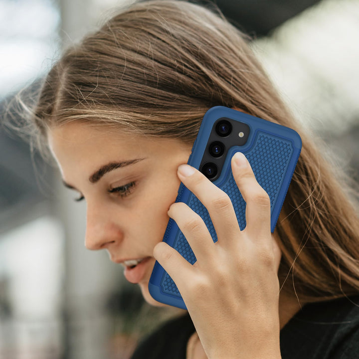 FNTCASE Rugged Shield for Galaxy S23 - Black Matte - DOKUTRONIX